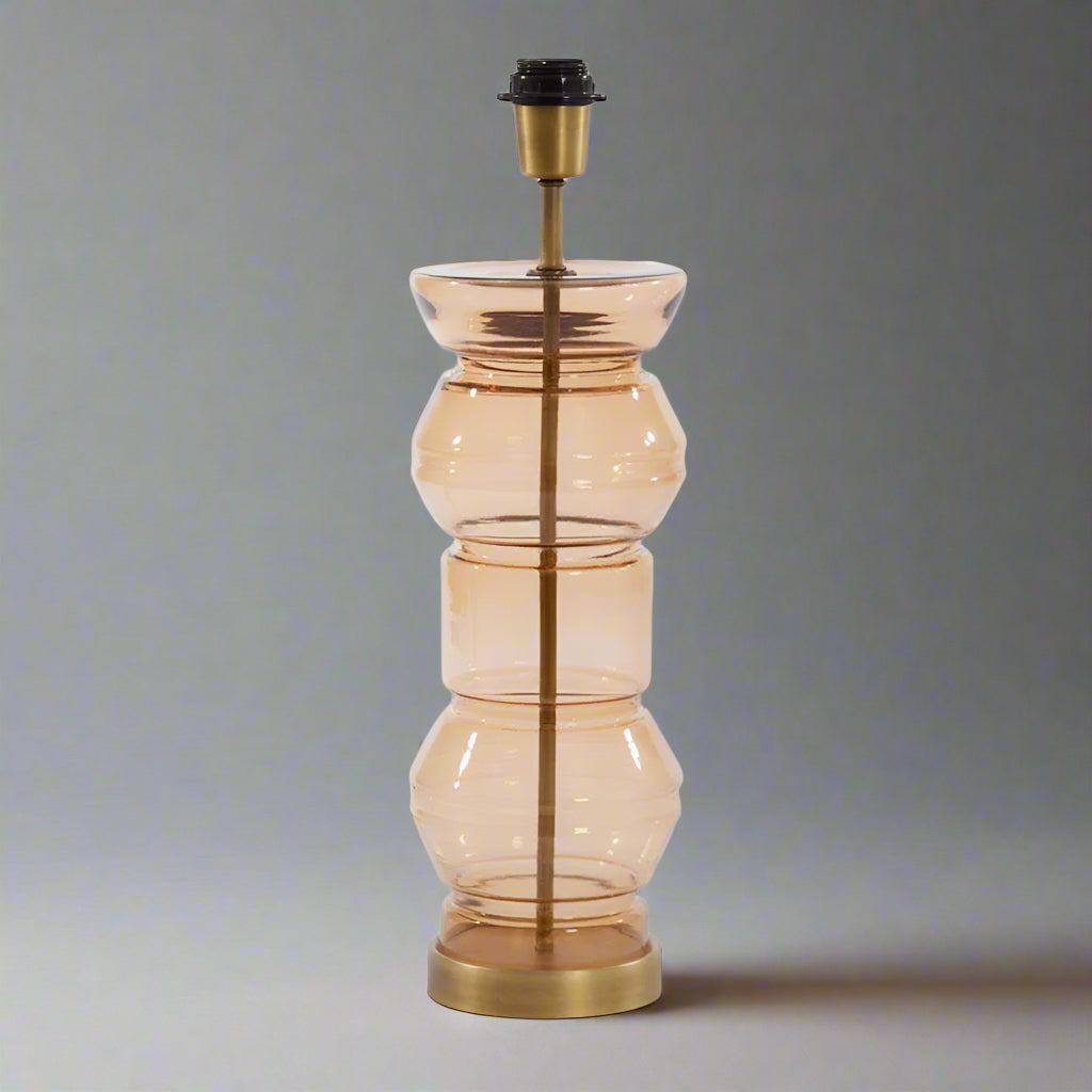 Pahka Ochre Yellow Glass Lamp Base - 8306660 - Uneeka